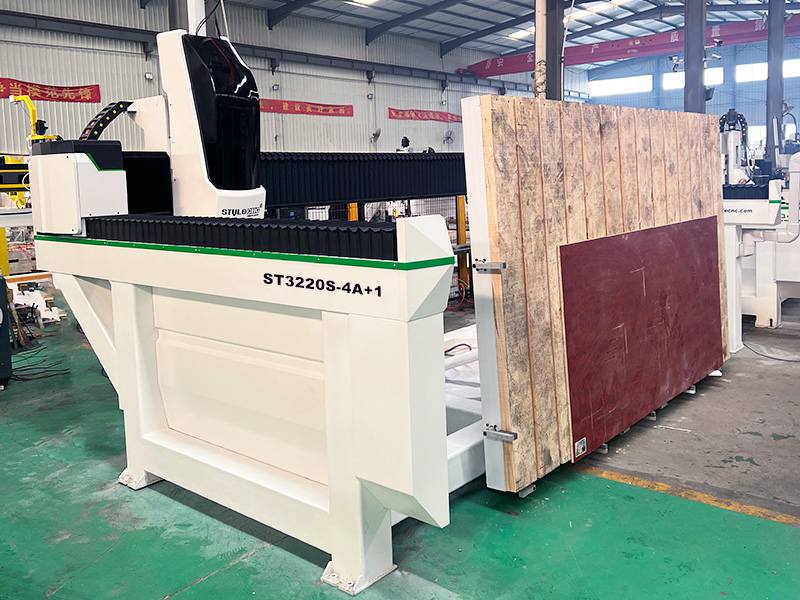 4+1 Auto Stone CNC Bridge Saw for Sink Cutout In Countertop